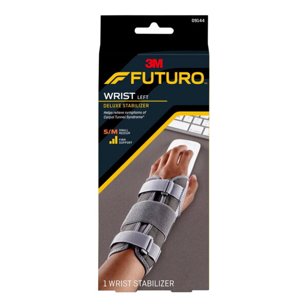 3M Futuro™ Deluxe Left Wrist Stabilizer 70007011706 - Small / Medium