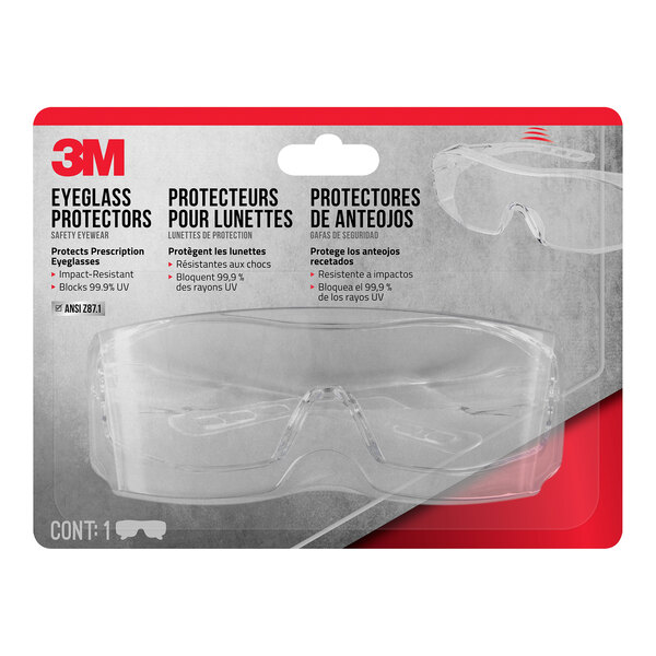 3M Scratch-Resistant Eyeglass Protector with Clear Frame and Clear Lens 70006987930