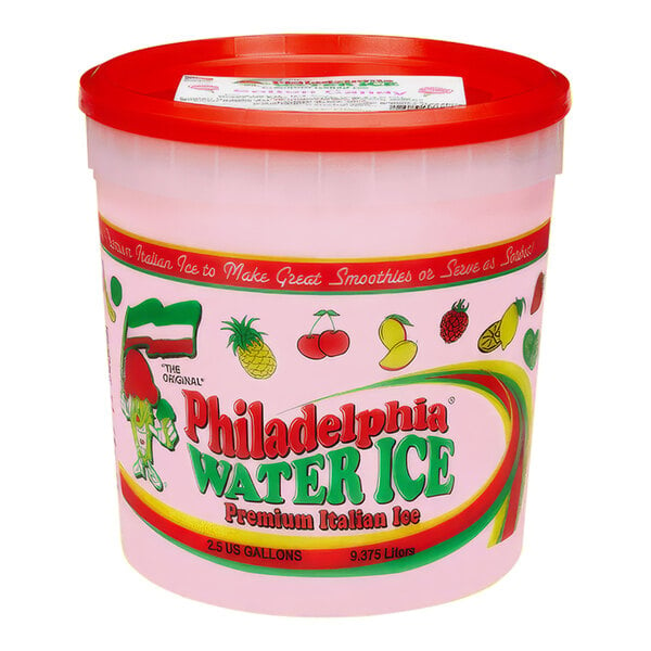 Philadelphia Water Ice Cotton Candy Italian Ice 2.5 Gallon