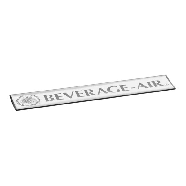 Beverage-Air 806-313B-01 Nameplate - Large