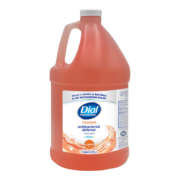 Dial Antibacterial Defense DIA35452 1 Gallon Original Foaming Hand Wash Refill