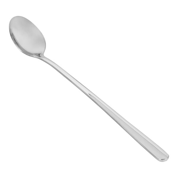 Front of the House Classic 8 3/4" 18/10 Stainless Steel Extra Heavy Weight Iced Tea Spoon - 12/Case