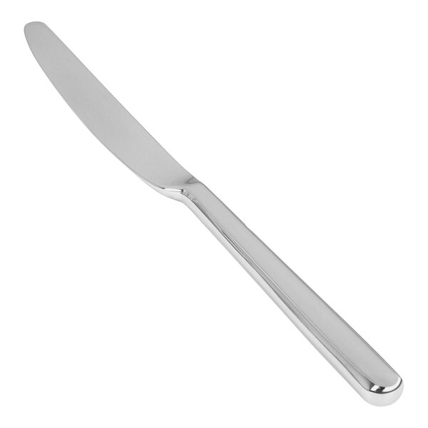 Front of the House Oliver 9 1/4" 18/10 Stainless Steel Extra Heavy Weight Dinner Knife - 12/Case