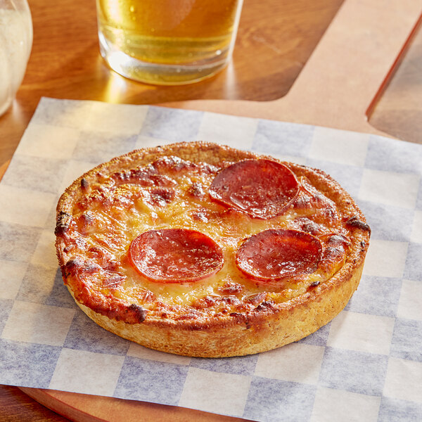 Tony's Deep Dish Whole Grain Turkey and Beef Pepperoni Pizza 5" 60/Case