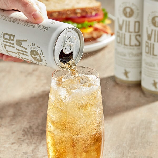 Wild Bill's Craft Beverage Co. Vanilla Cream Soda 12 fl. oz. - 12/Case