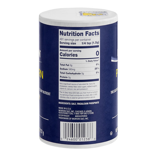 Morton Popcorn Salt 26 oz.
