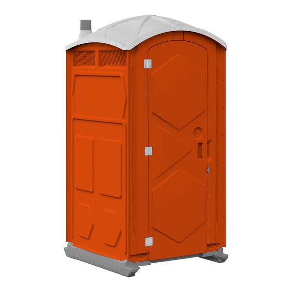 J & J Echo One ET801101X3808 Orange Portable Restroom - Knockdown