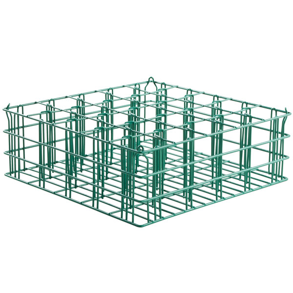 36 Compartment Catering Glassware Basket - 2 7/8" x 2 7/8" x 5 1/4" Compartments