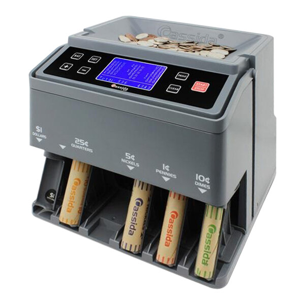 Cassida CC300 Coin Counter / Wrapper with LED Display