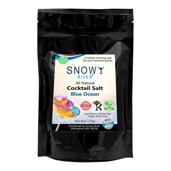 Snowy River Blue Ocean Cocktail Rimming Salt 8 oz. Snowy River Blue Ocean Cocktail Rimming Salt 8 oz.