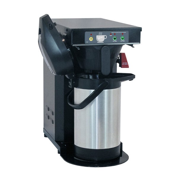 Curtis TLP12A Low Profile 18 Automatic Airpot Brewer with Stainless Steel  Finish - 120V, 1500W