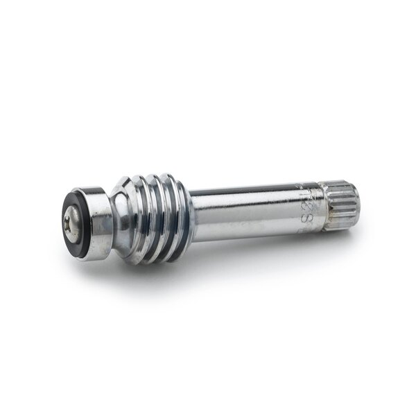 A T&S cold left hand easy install spindle assembly with a silver metal pipe and screw.