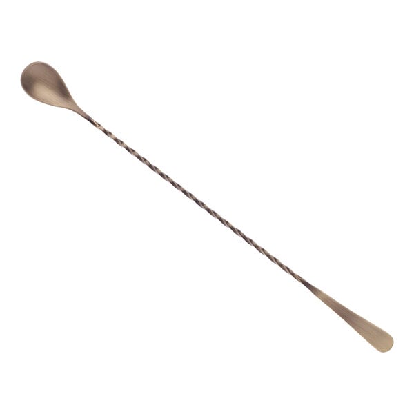 Barfly 14 9/16" Gold-Plated Japanese Style Bar Spoon M37010ANG