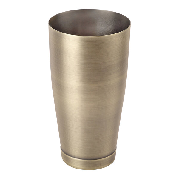 Barfly 28 oz. Gold-Plated Full Size Cocktail Shaker Tin M37008ANG
