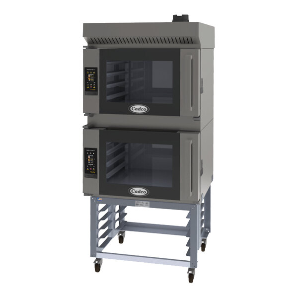 Cadco Bakerlux Station BLS-4FTR-2H Double Stacked 4-Shelf Full