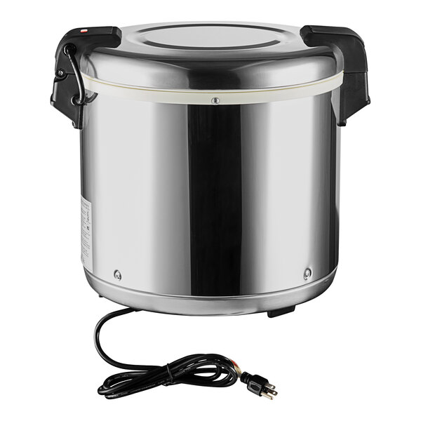 Thunder Group SEJ22000 50-Cup Rice Warmer with Stainless Steel Finish ...