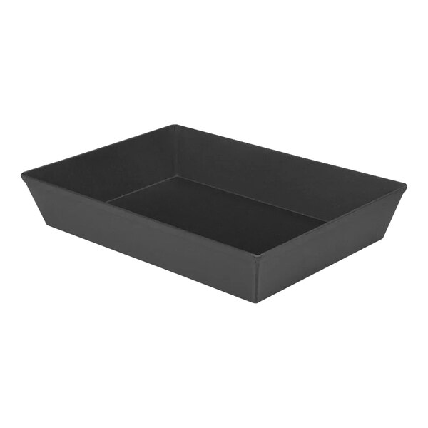 LloydPans - Teglia per pizza profonda 40,5 x 75 cm, PSTK pre-stagionato, in alluminio anodizzato, grigio scuro