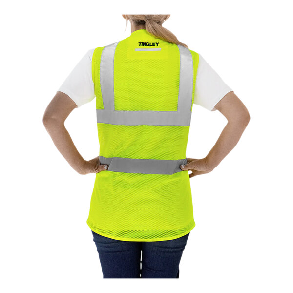 Tingley Type R Class 2 HiVis Lime Women's Mesh Safety Vest V73732