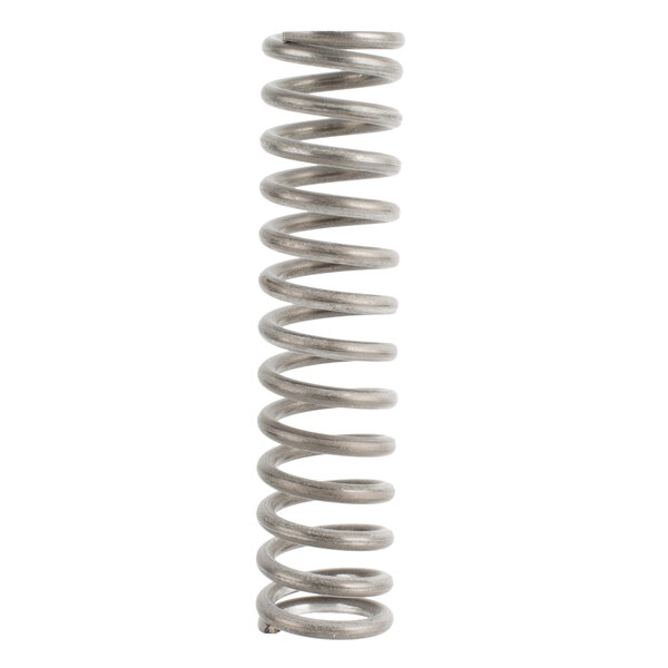 A metal spring for a T&S pre-rinse faucet on a white background.