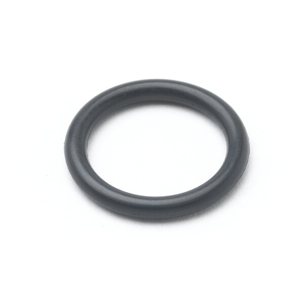 A black rubber O-ring with a round cross-section.