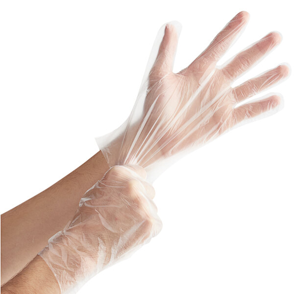 Choice Disposable Poly Gloves Large for Food Service 10000/Case
