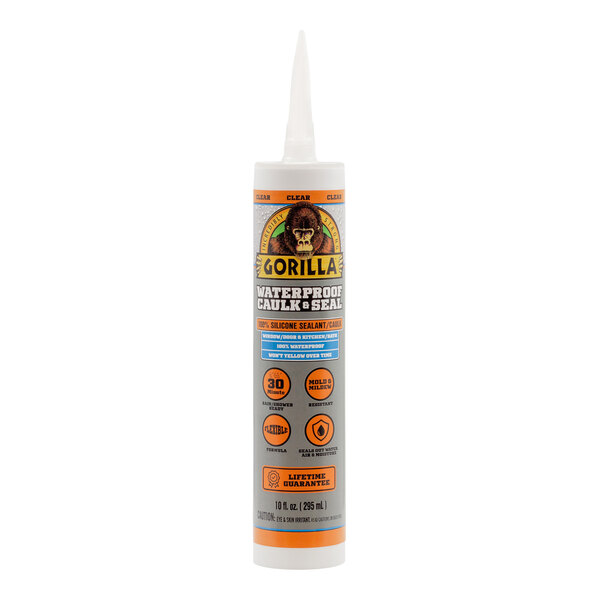 ◆タチカワ◆バーチカルブランド◆W100×H130◆O-2509BL5◆ Gorilla Waterproof Caulk & Seal 10 oz. Clear Silicone Caulk 108311