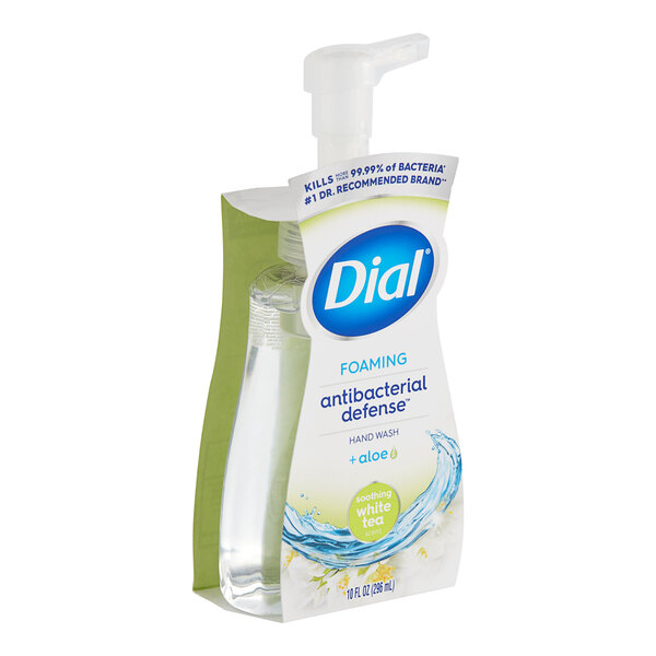 Dial Antibacterial Defense DIA34733 10 fl. oz. White Tea Foaming Hand