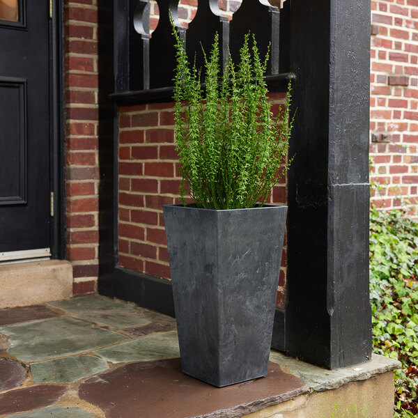 Artstone Pot de fleurs Bola Gris 28 x H 24 cm