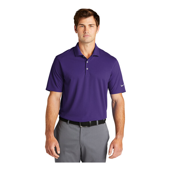 nike golf shirt purple