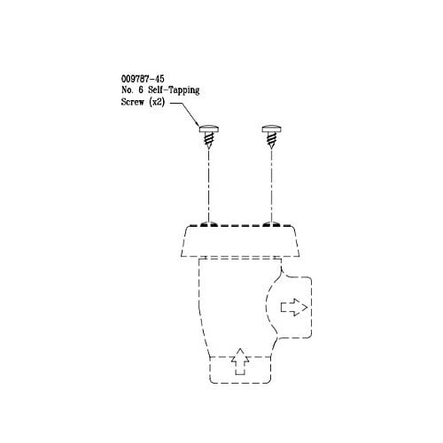 T&S 00978745 SelfTapping Vacuum Breaker Cap Screws for B0968 Vacuum