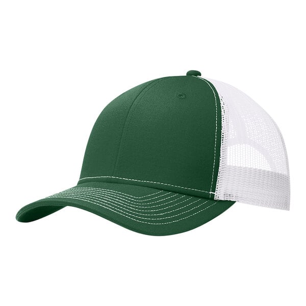 Port Authority C402 Customizable Forest Green / White 6-Panel