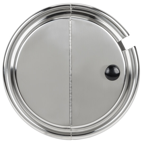 Vollrath 47486 7 1/2" KoolTouch® Stainless Steel Hinged Cover