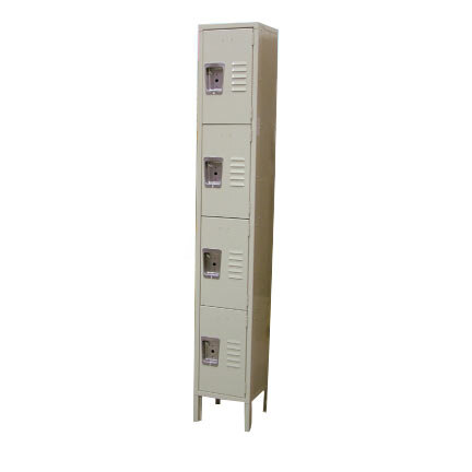 Single Column 4-Tier Locker 18" x 12"