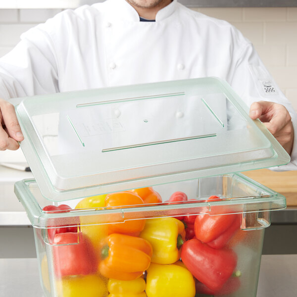 Carlisle 10617C09 StorPlus Green Lid for Food Storage Boxes 18" x 12"