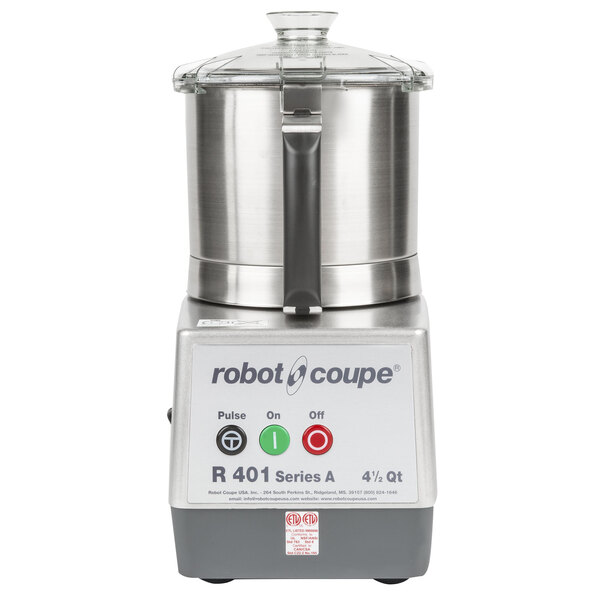 Robot Coupe R401 Combination Food Processor w/ 4.5 Qt. Bowl