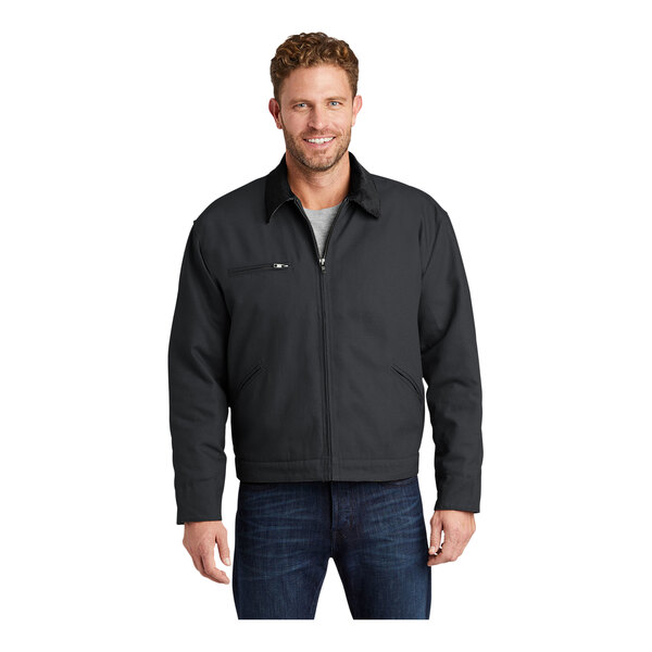 CornerStone J763 Unisex Customizable Charcoal Duck Cloth Work