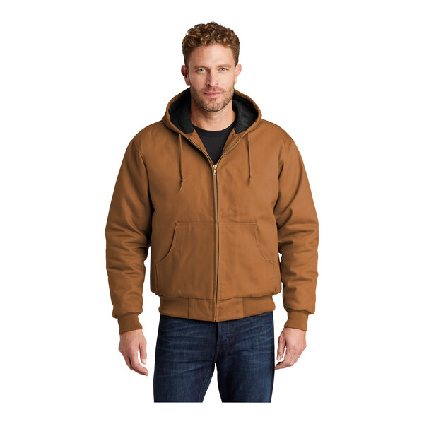 CornerStone J763H Unisex Customizable Duck Brown / Black Duck