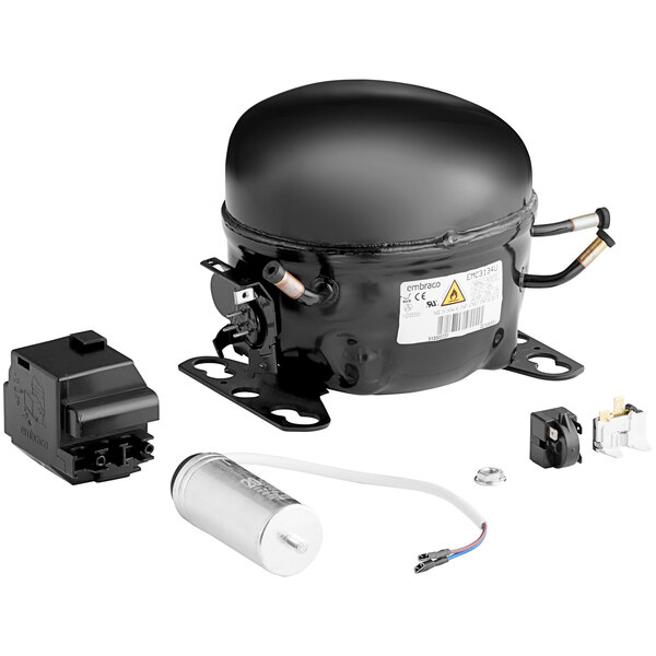 An Avantco refrigeration compressor with other parts.