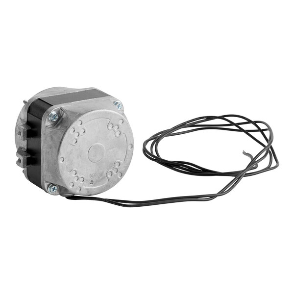 An Avantco condenser fan motor with a wire.