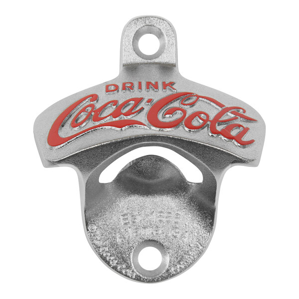 TableCraft Coca-Cola® Wall-Mount Cast Metal Bottle Opener CC341