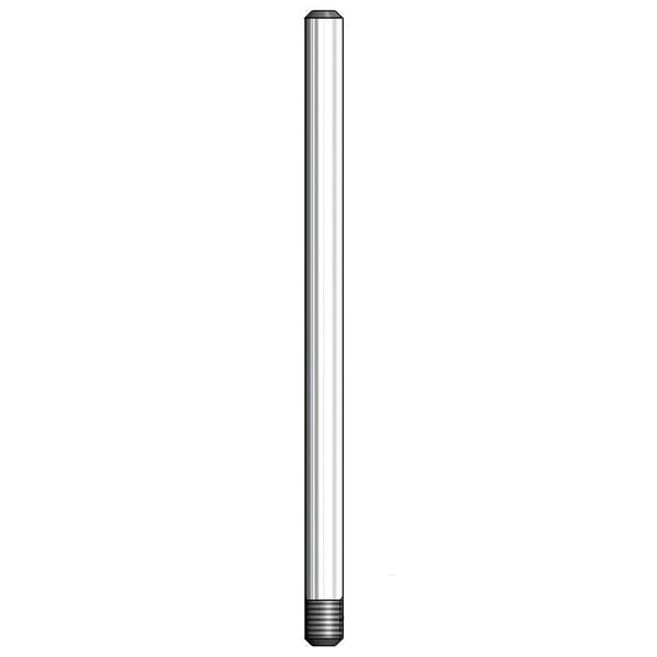 A long thin stainless steel rod with black lines.