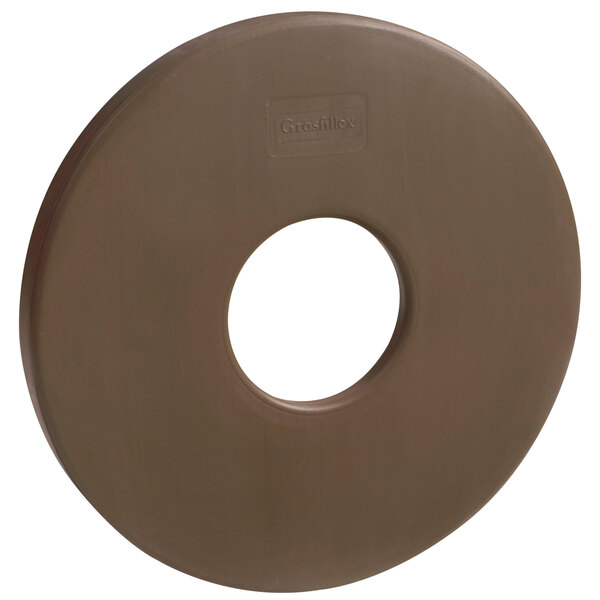 Grosfillex US601637 35 lb. Bronze Umbrella Base Ring