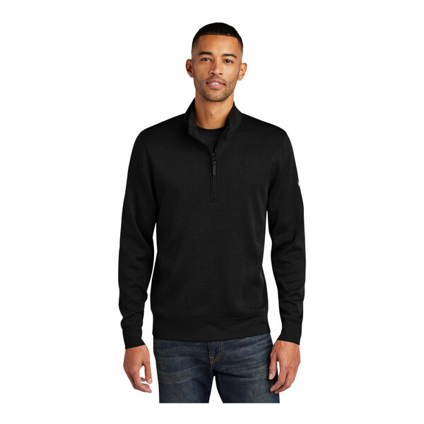 Nike NKFD9892 Dri-FIT Corporate Unisex Customizable Black Half-Zip