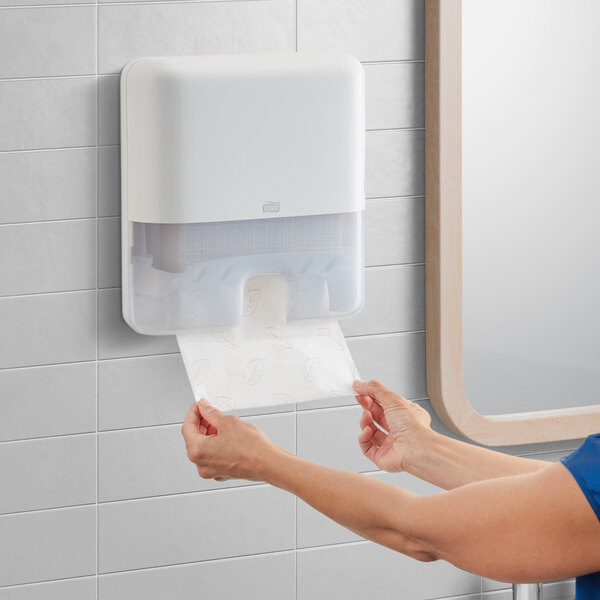 Tork Xpress 553120 White Mini Wall-Mount Multifold Hand Towel