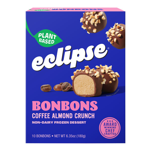 Eclipse Foods Bonbons 10Count Vegan NonDairy Coffee Almond Crunch Ice