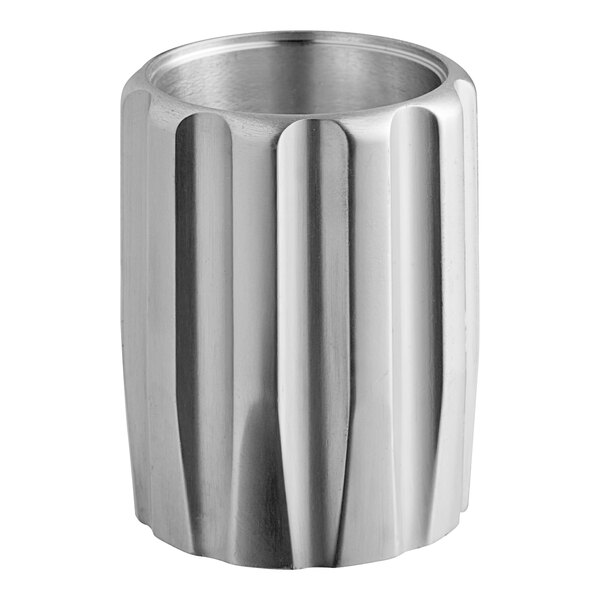 An Avantco stainless steel adjusting handle for a meat and bone saw blade.