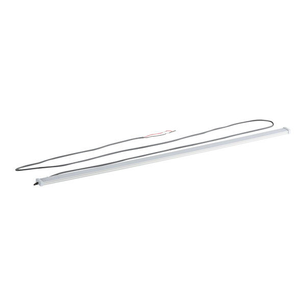 An Avantco LED under shelf lamp with black and white wires.