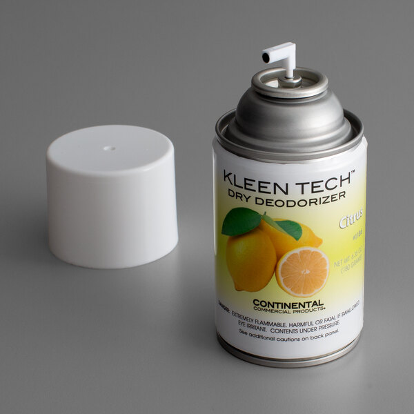 Continental 1186 6.35 oz. Lemon Aerosol Air Freshener Refill