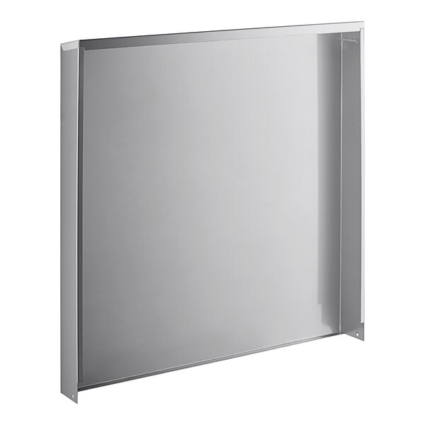A stainless steel rectangular panel for Noble Warewashing dishwashers.