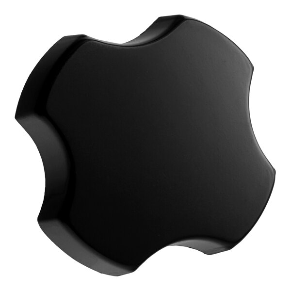 A black plastic star-shaped knob.